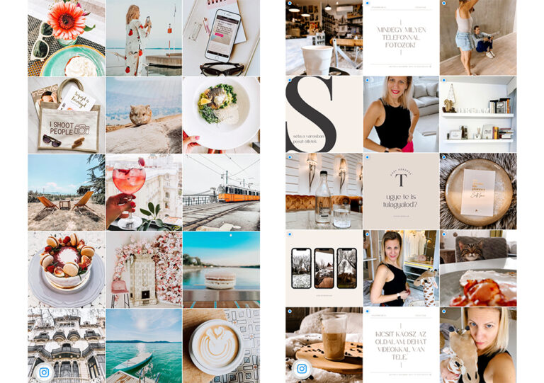 Instagram, a vizuális megjelenés játszótere