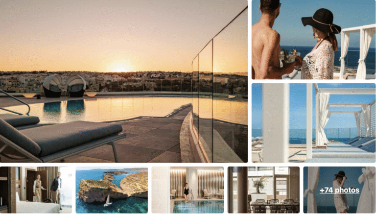 A nyitókép a hotel vizuális névjegye